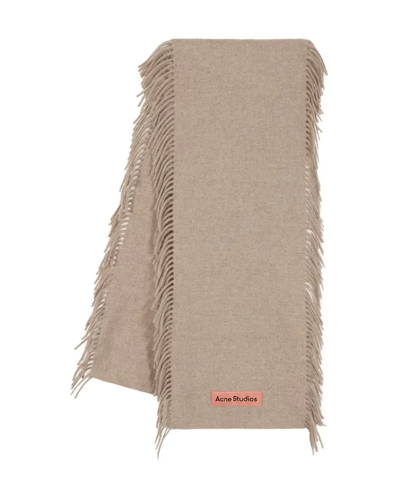 Acne Studios FN UX SCAR000429 Schal  Wolle Beige Beige