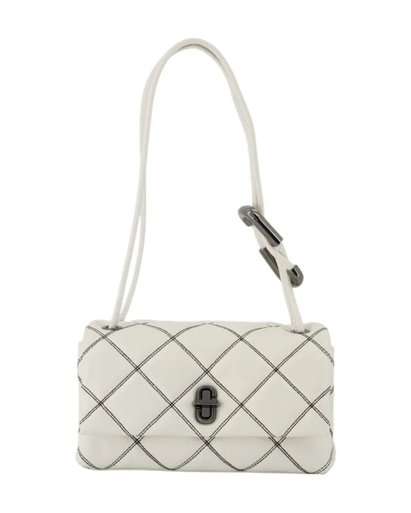 Marc Jacobs Der Mini -Dual -Geldbeutel  Leder weiß Weiß