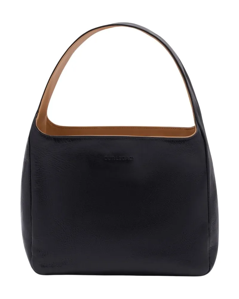 Our Legacy Brick Umhängetasche  Leder Schwarz Schwarz