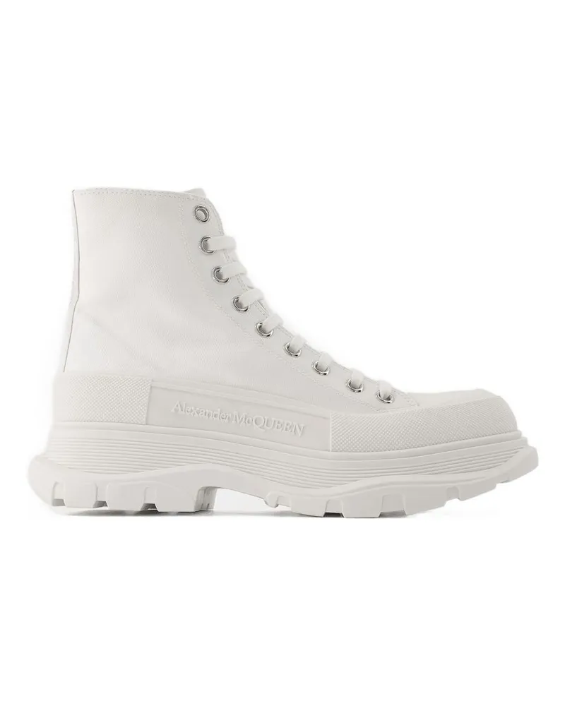 Alexander McQueen Tread Slick Sneakers  weißes Leder White