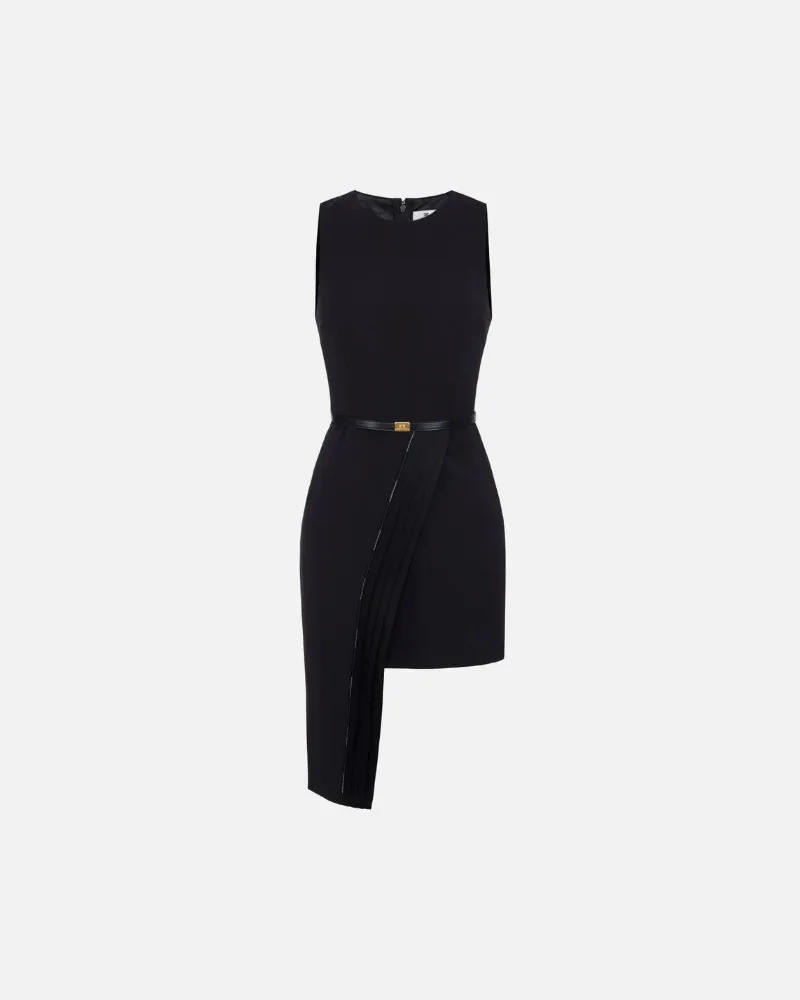 Elisabetta Franchi Anzug mit Smokedo -Details Black
