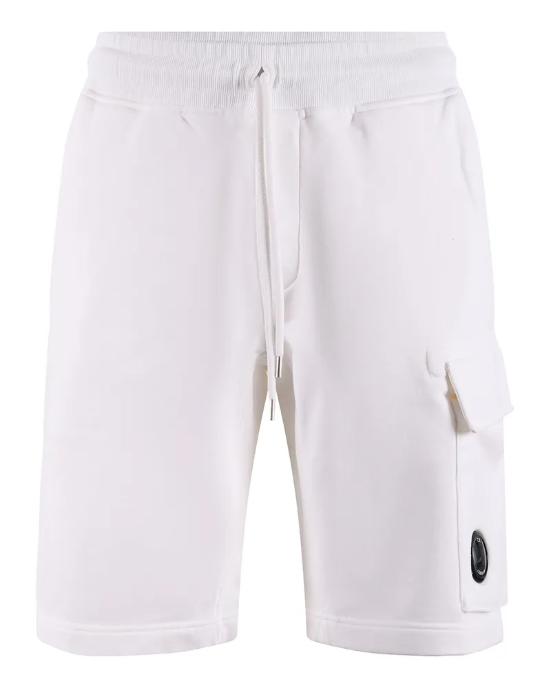 C.P. Company C.P. Firma Baumwollshorts White