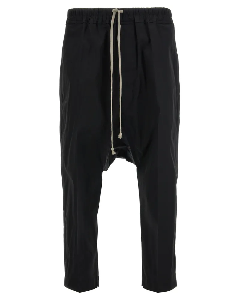 Rick Owens Drawess Courped' Hosen Black