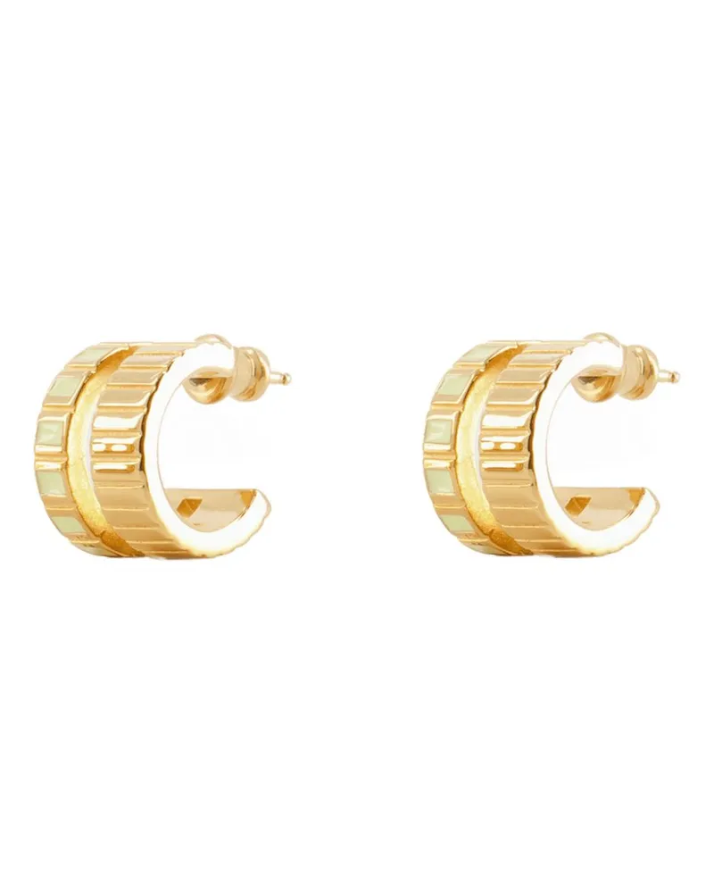 IVI Collection Mini Slot Ohrring  Eierschale oder Gold