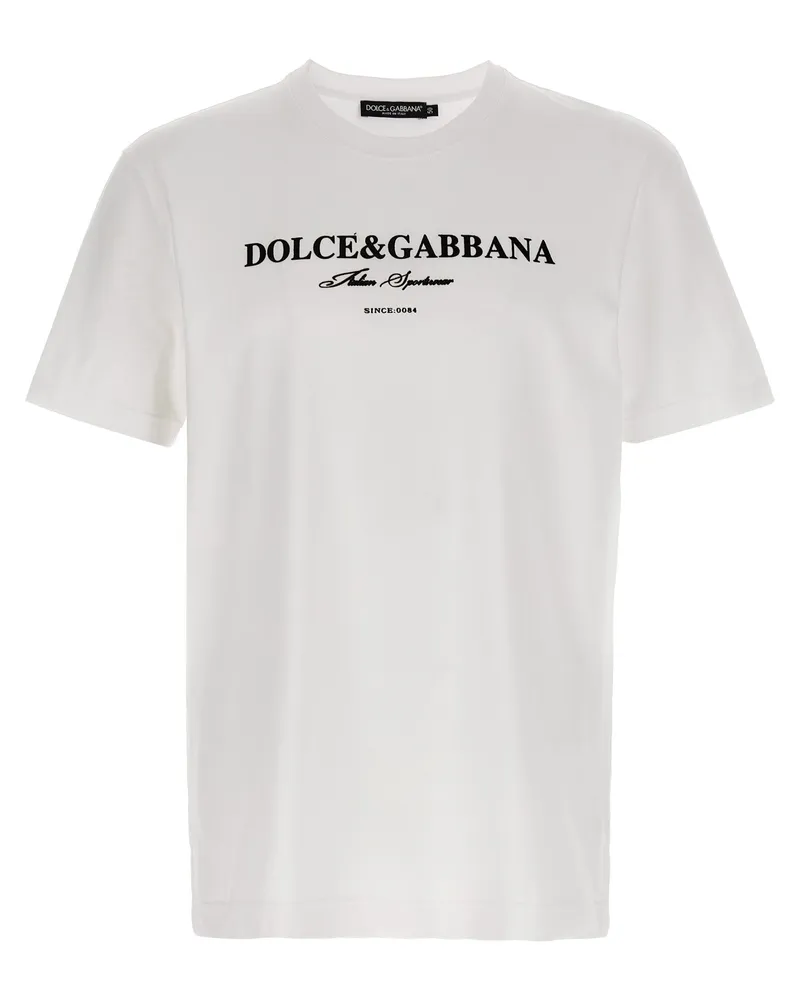 Dolce & Gabbana Herdendruck T -Shirt White