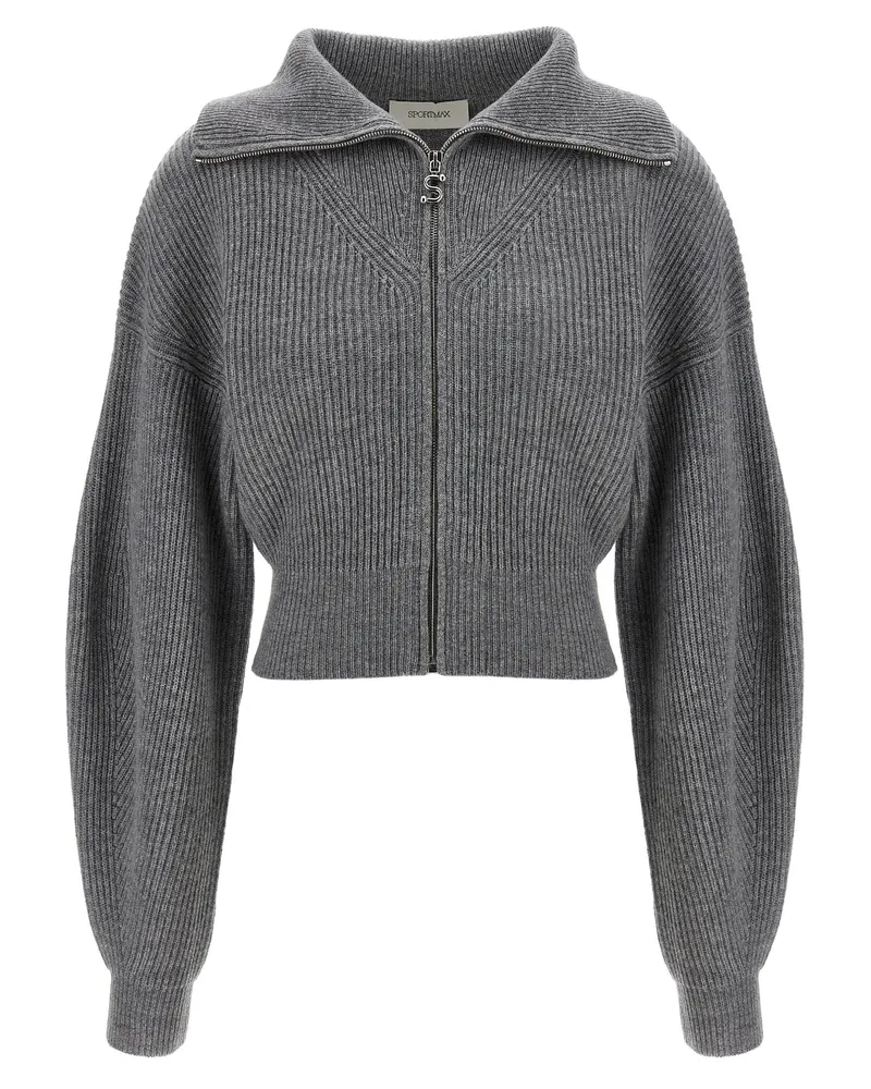 SPORTMAX Calypso' Cardigan Gray