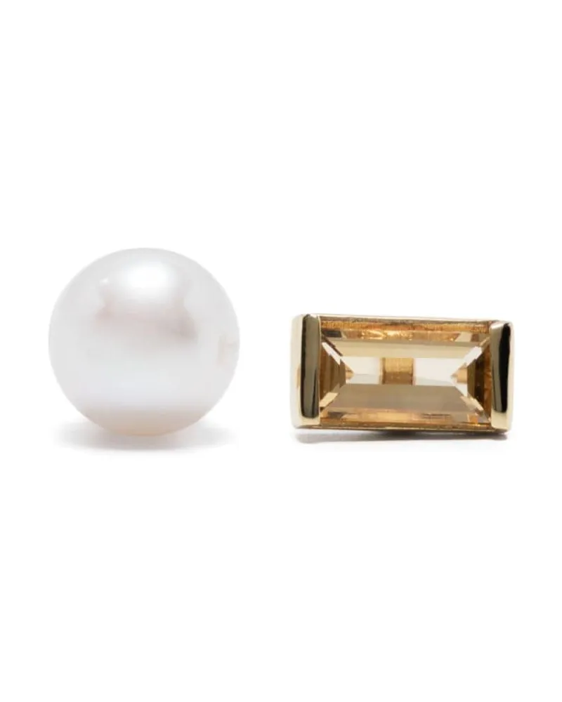 Aliita Ohrringe Paar Perla Mono+Baguette CT 