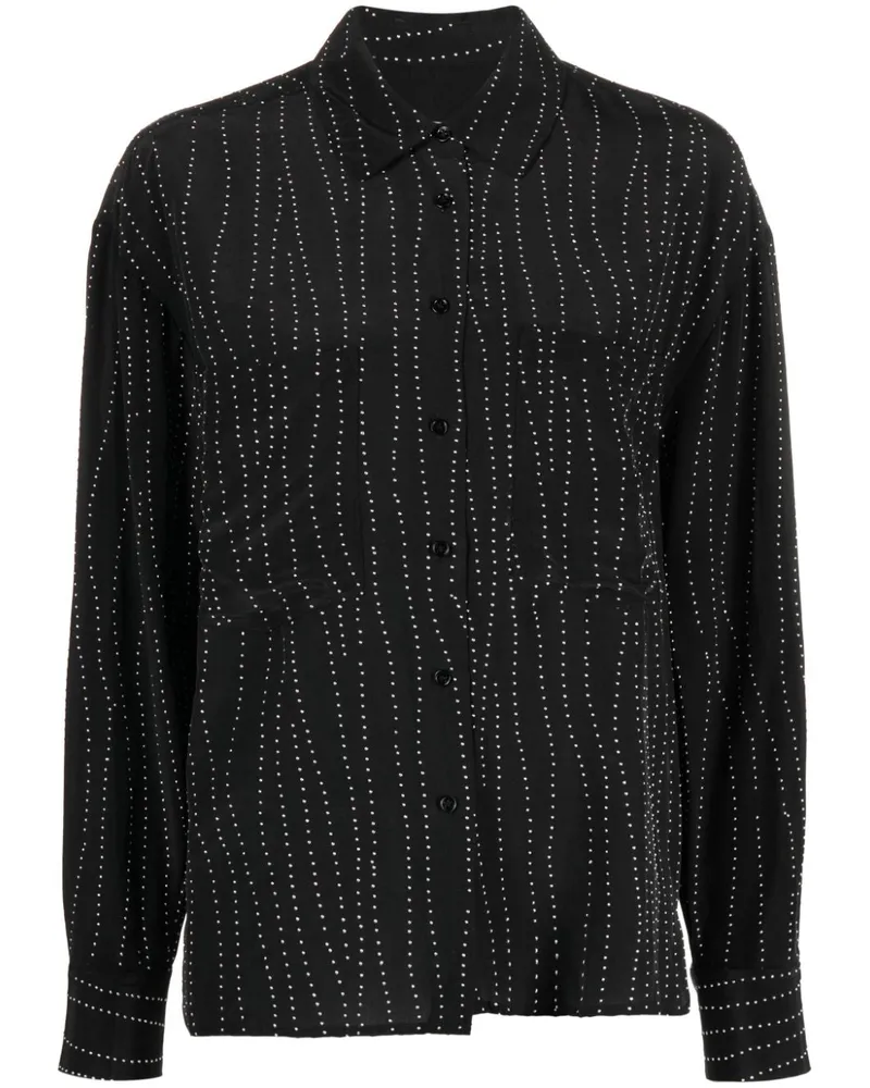 IRO Zefiro Nieten -Hemd Black