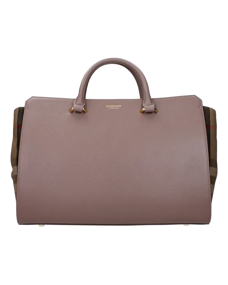 Burberry Damens Handtaschen Grau/Nerzleder -