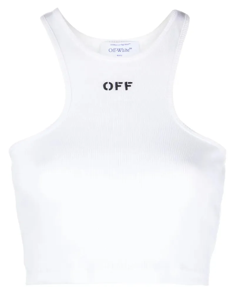 OFF-WHITE Off Stamp Crop Top 0110
