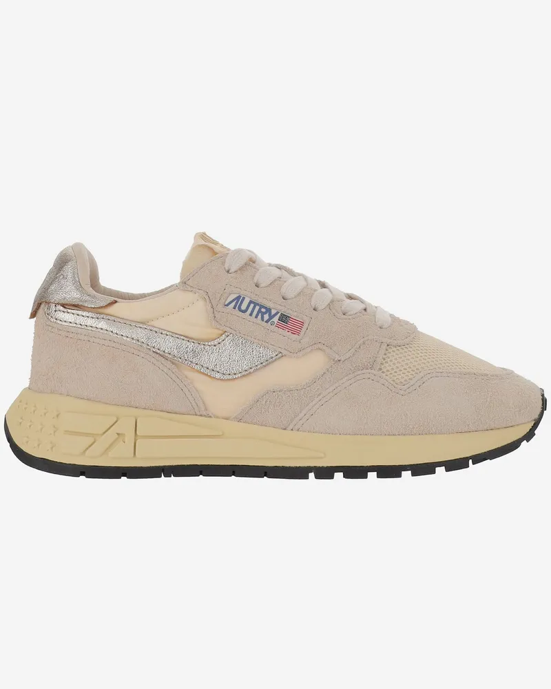 AUTRY Turnschuhe treten niedrig zurück Beige