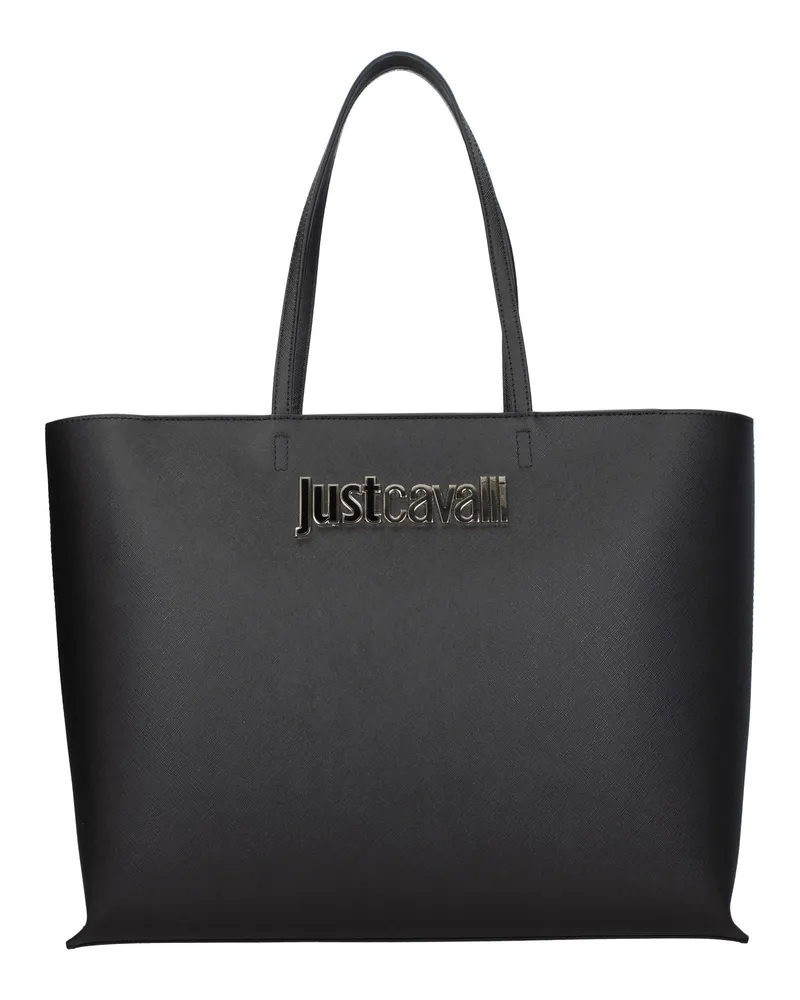 Just Cavalli Women's Umhängetaschen Polyester Schwarz -