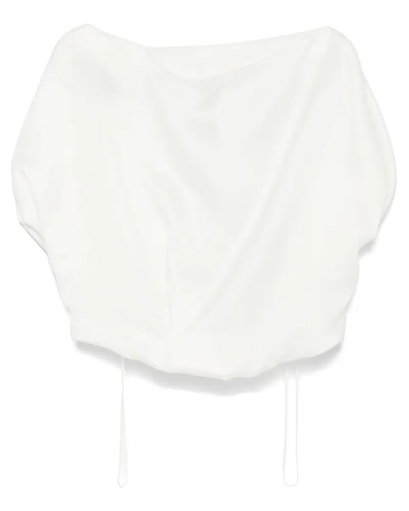 KHAITE Niles Bluse Chalk