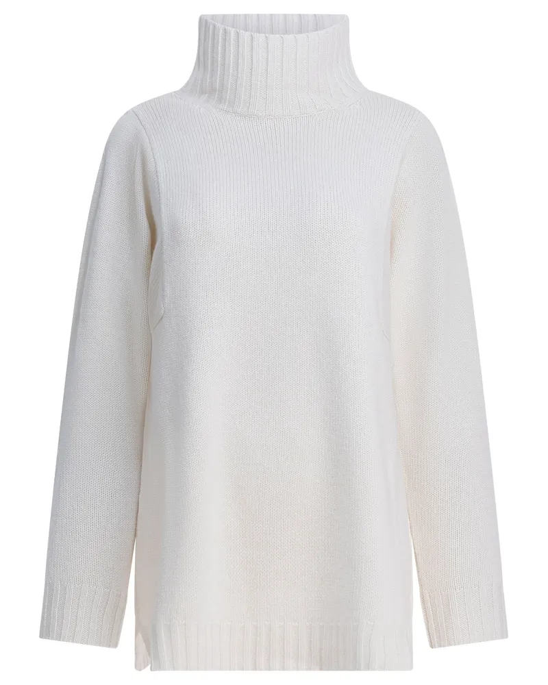 Max Mara Rollkragenpullover aus Kaschmir von White
