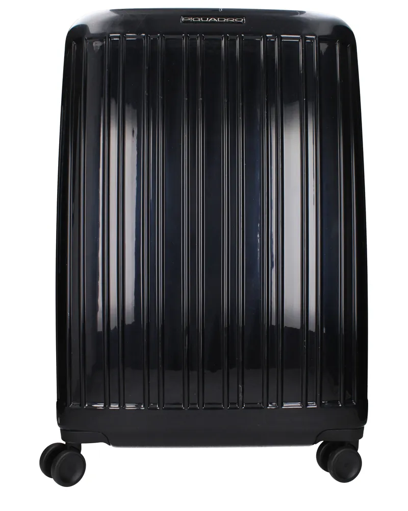 Piquadro 76,5 l schwarzer Trolley aus Polycarbonat für Herren -