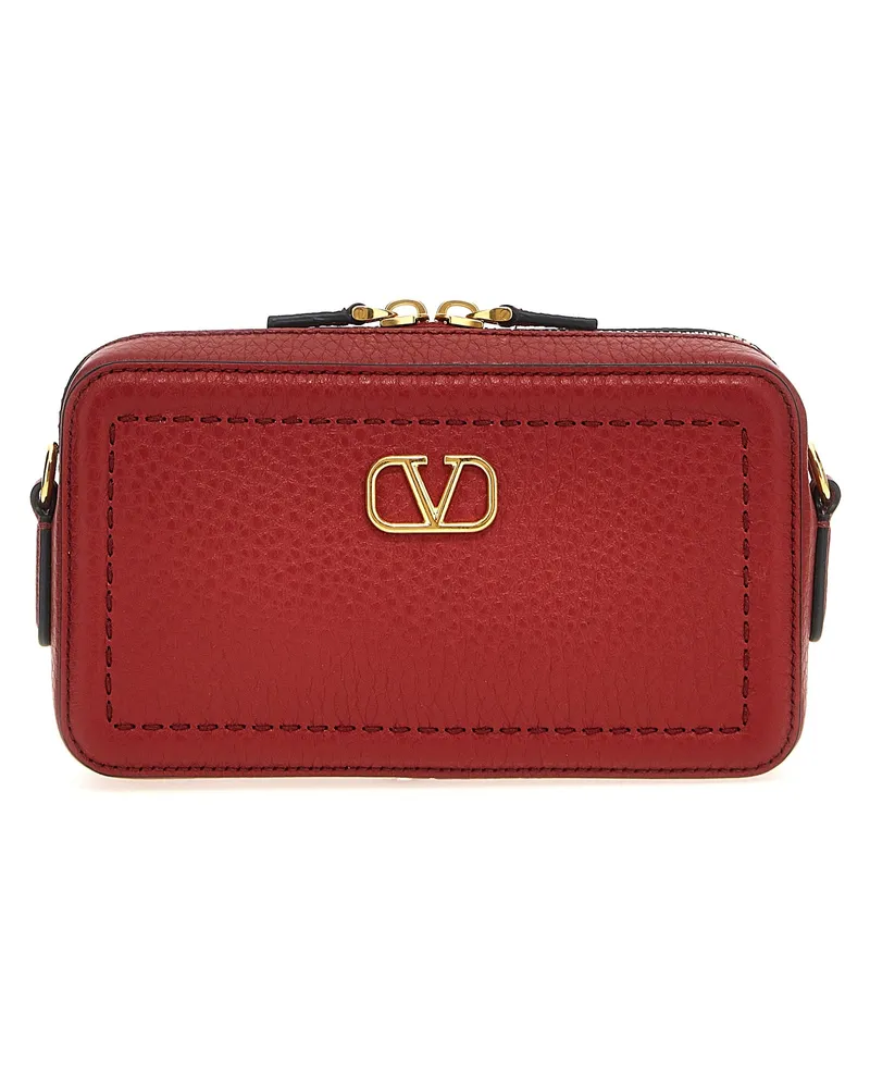 Valentino Garavani Valentino Garavani 'Allzeit' Mini Crossbody Bag Red