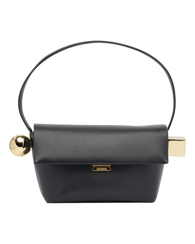 Jacquemus Rond Carré“ Umhängetasche Black