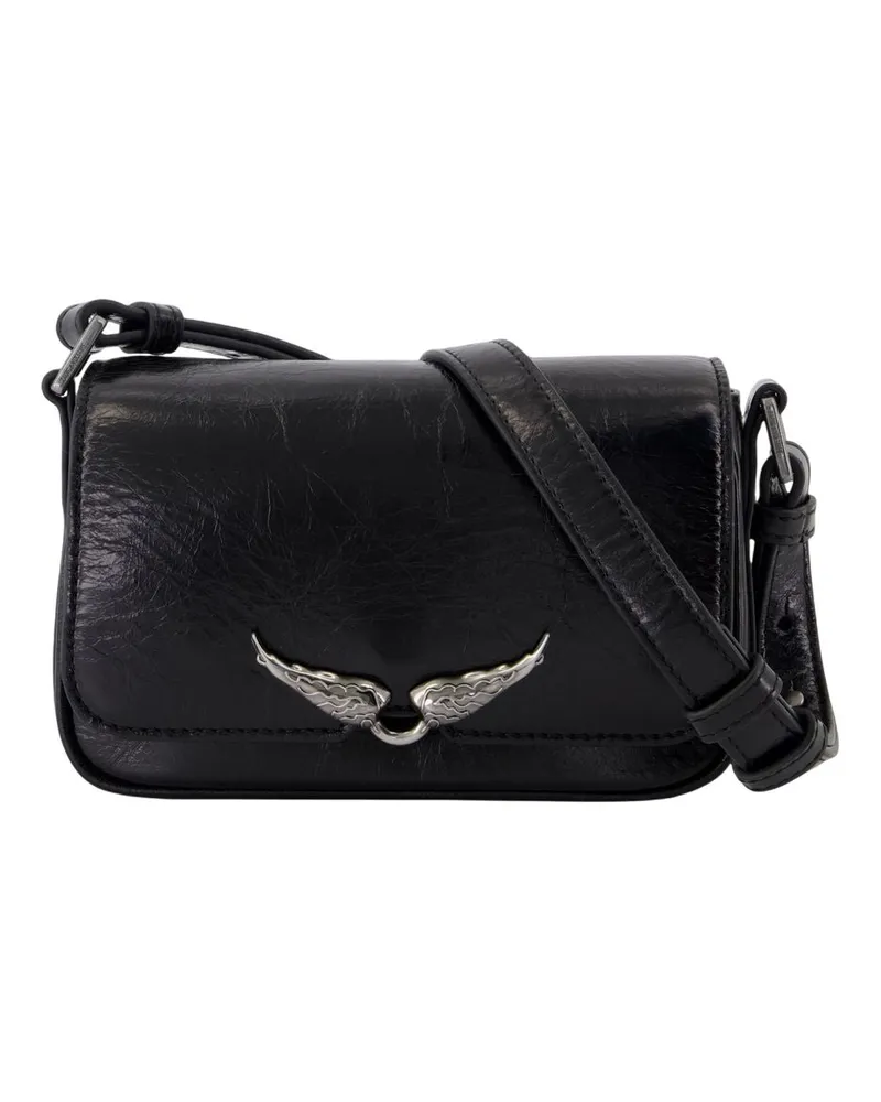 Zadig & Voltaire Le Zazi Crossbody  Leder schwarz Schwarz