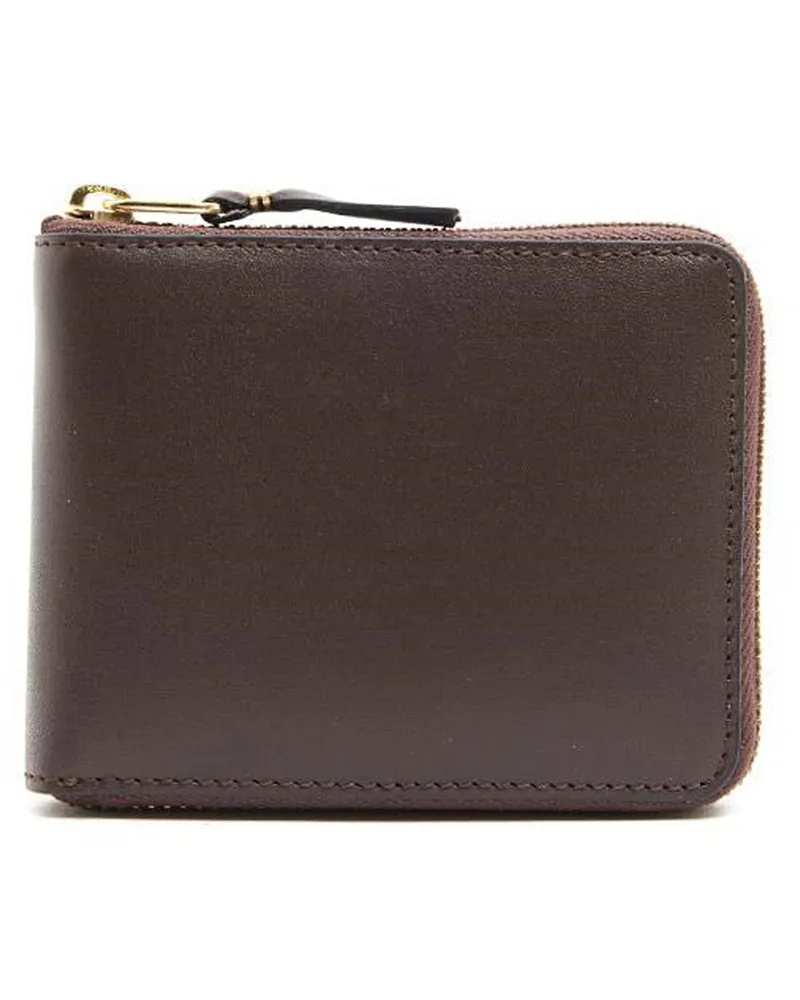 Comme des Garçons Comme des Garçons Brieftasche Brieftasche 'klassische Lederlinie Brown