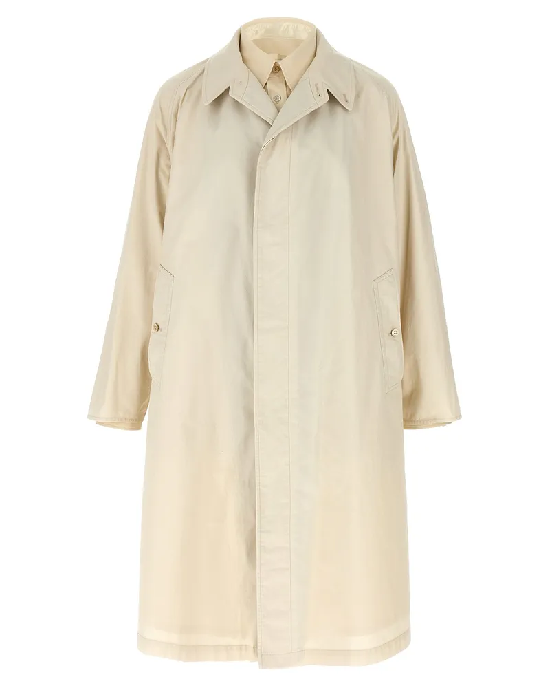 Maison Margiela geschichtetes Trenchcoat Beige