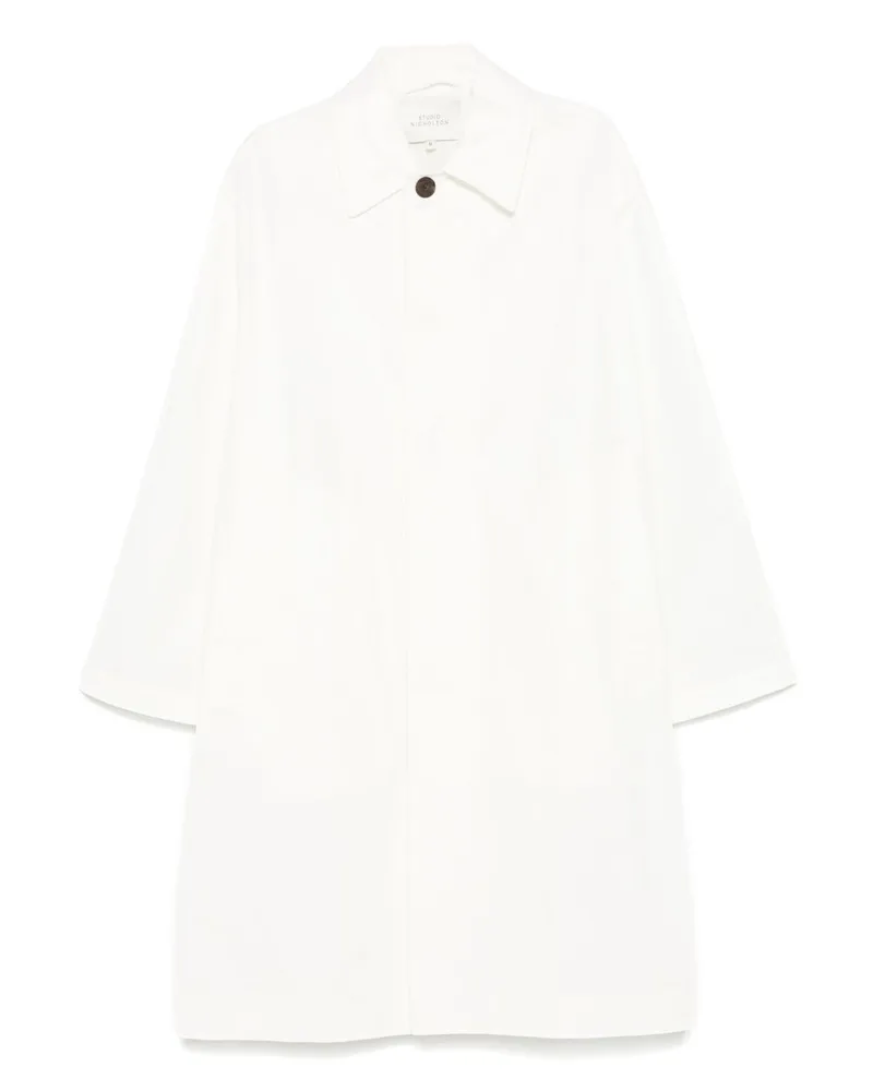 Studio Nicholson Nylon und Baumwollmischtöne White