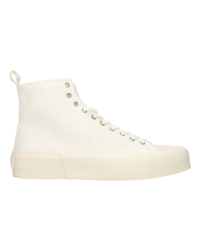 Jil Sander Herrens Sneakers Stoff Beige/Elfenbein -