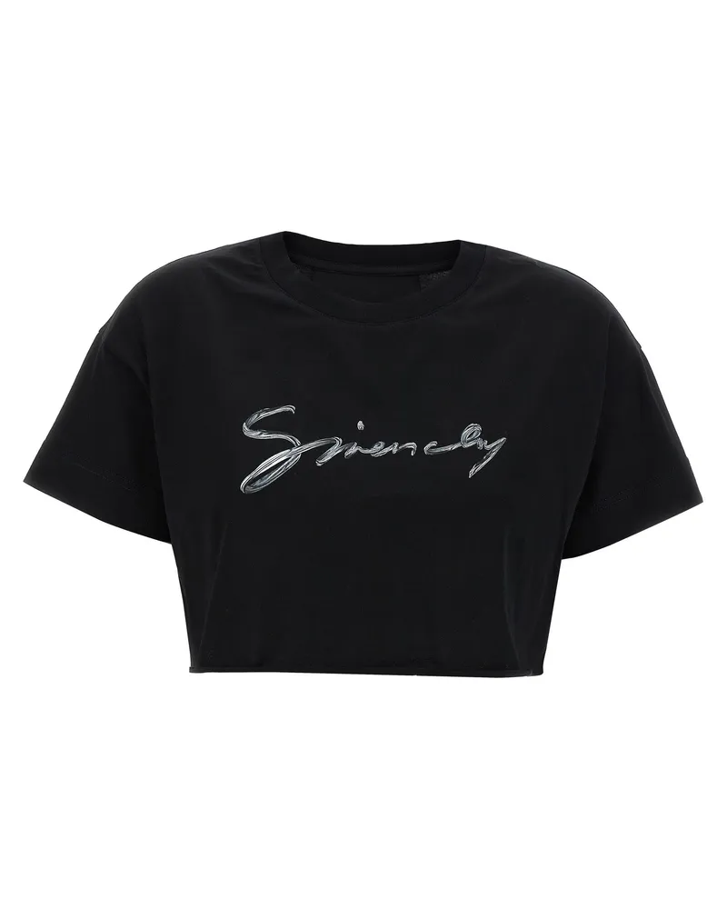 Givenchy Cropped' T -Shirt Black