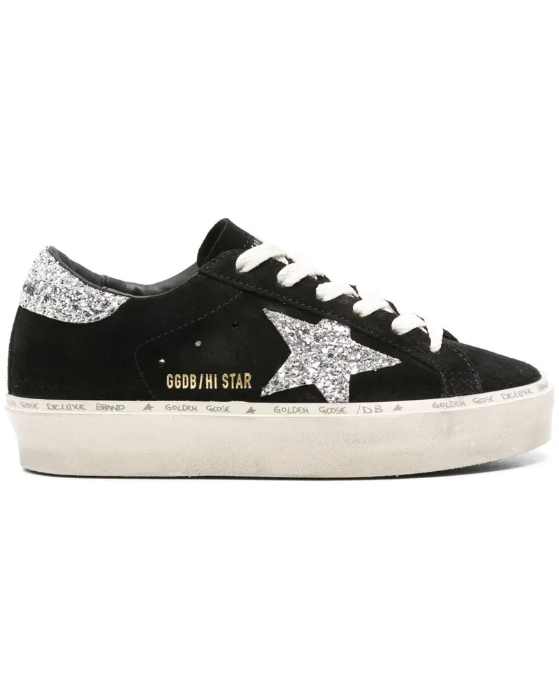 Golden Goose Hi Star Wildleder Leder -Sneaker Black