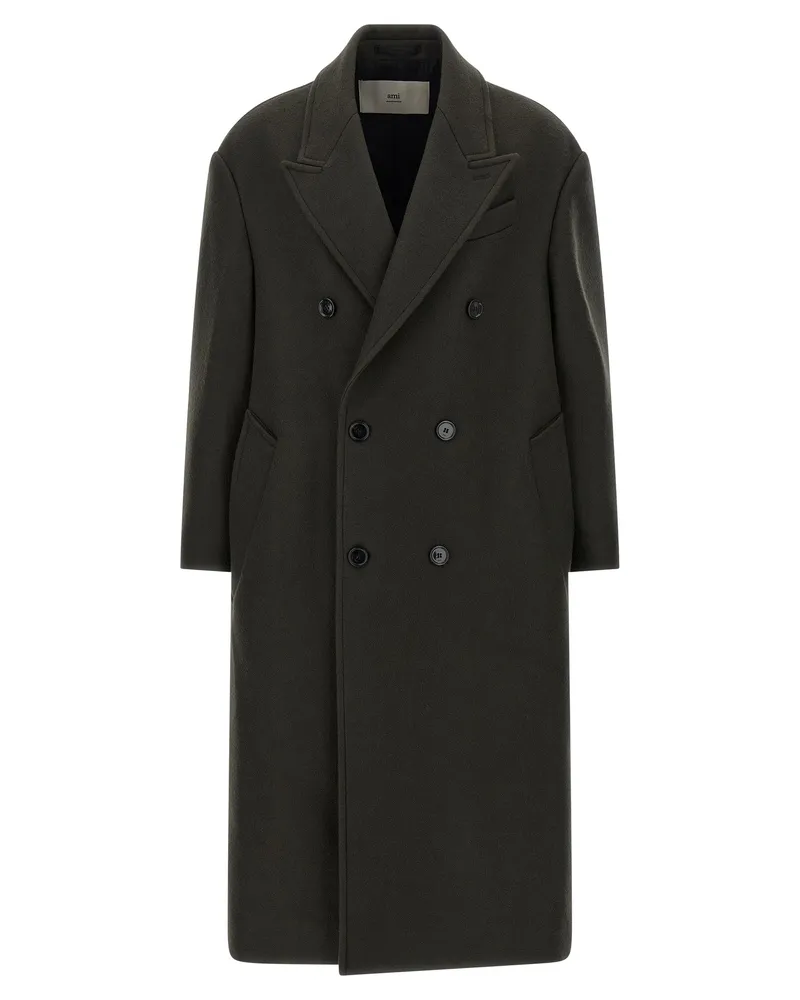 AMI Paris Doppelbrustmantel Gray