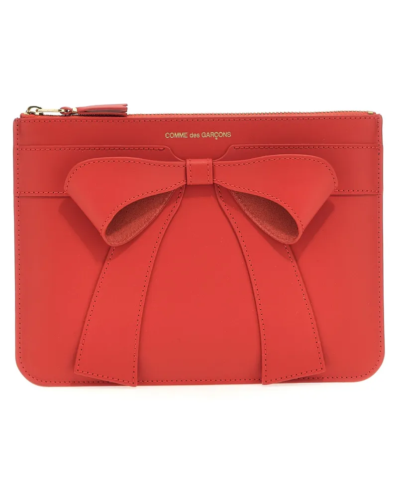 Comme des Garçons Comme des Garçons Brieftasche 'Big Bow' Brieftasche Red