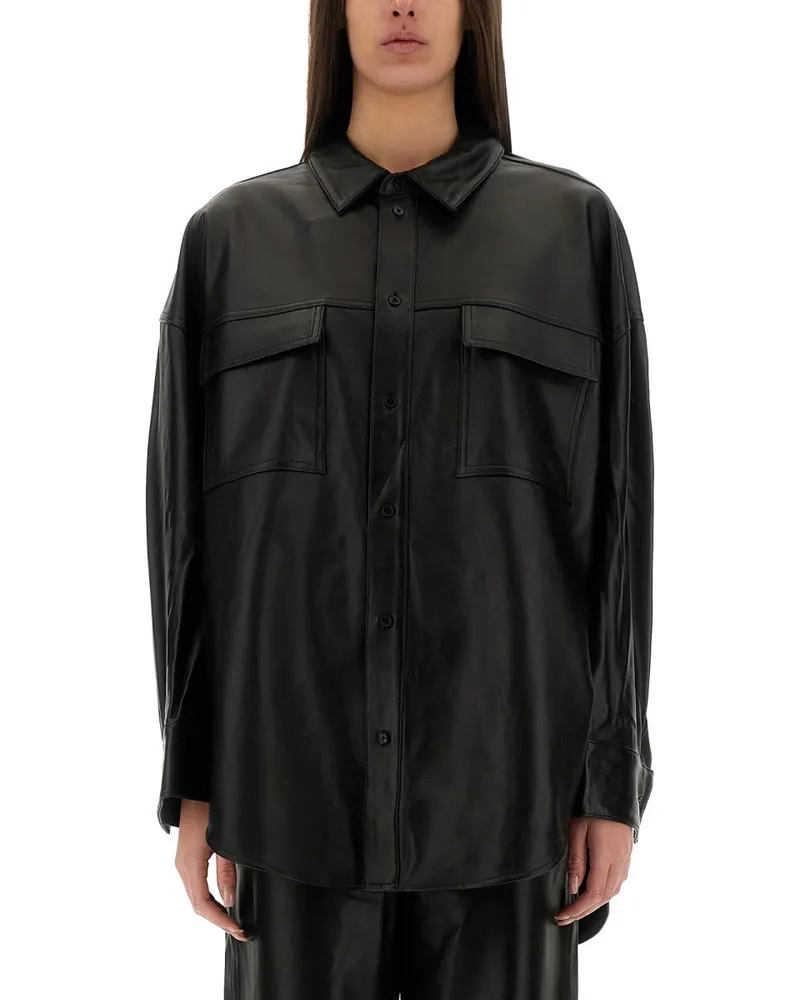 Michael Kors Michael von Michael Kors Lederjacke Black