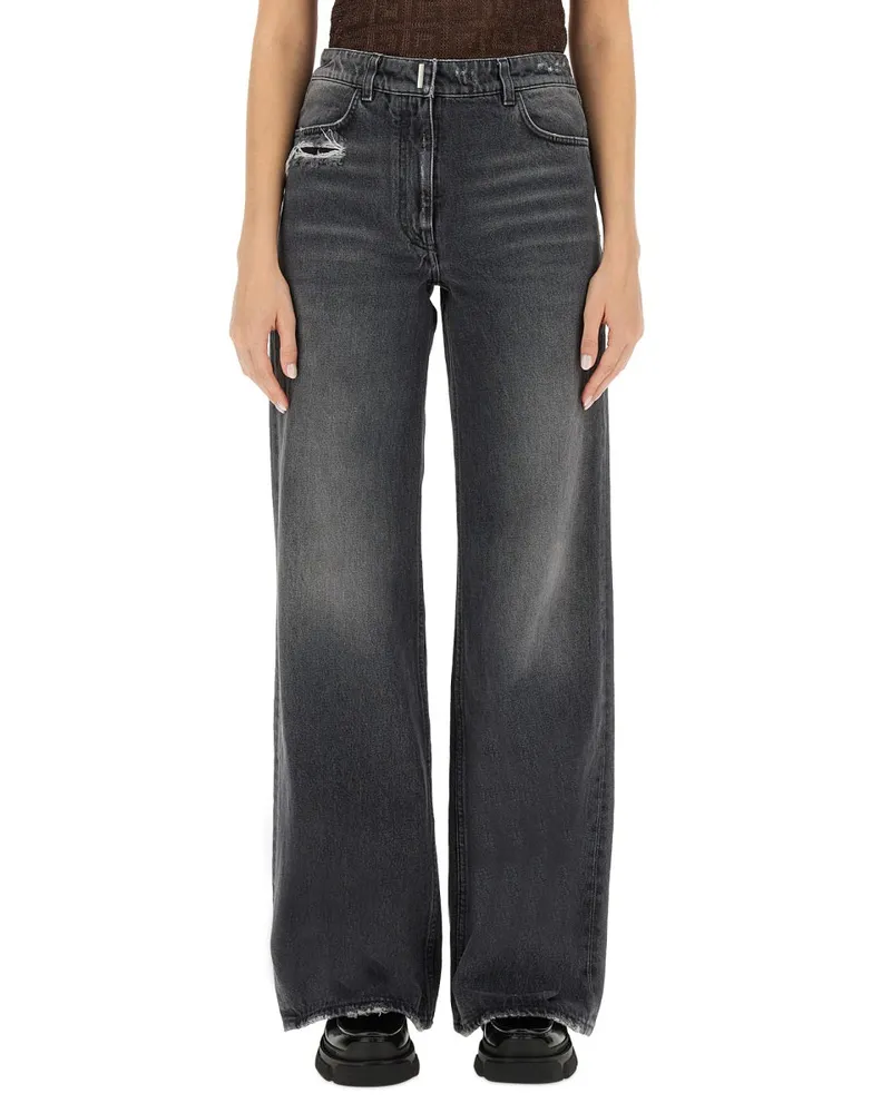 Givenchy übergroße Jeans Black