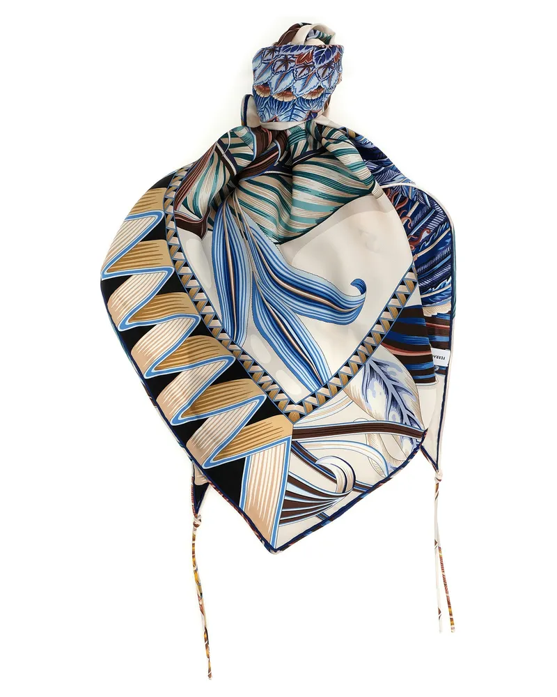 Ferragamo Dreiecksschal „Giada Multicolor
