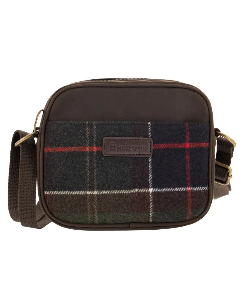 Barbour Classic Tartan Umhängetasche Braun