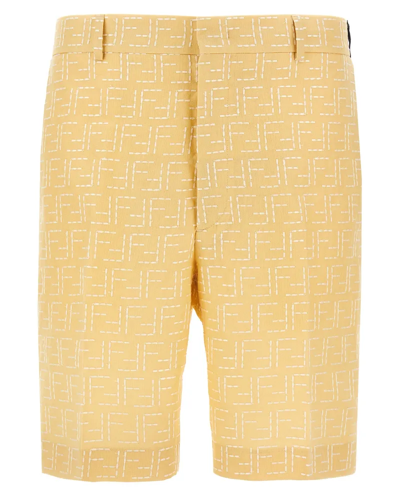 Fendi Bermuda Jacquard FF Yellow