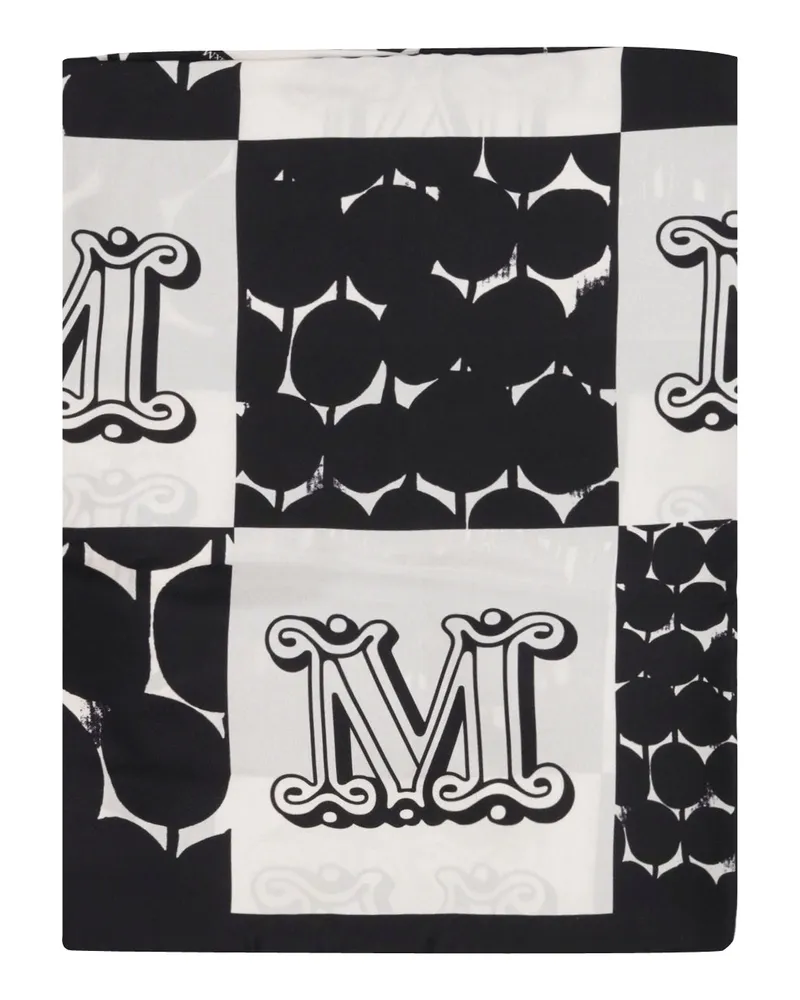 Max Mara Schals Weiß White