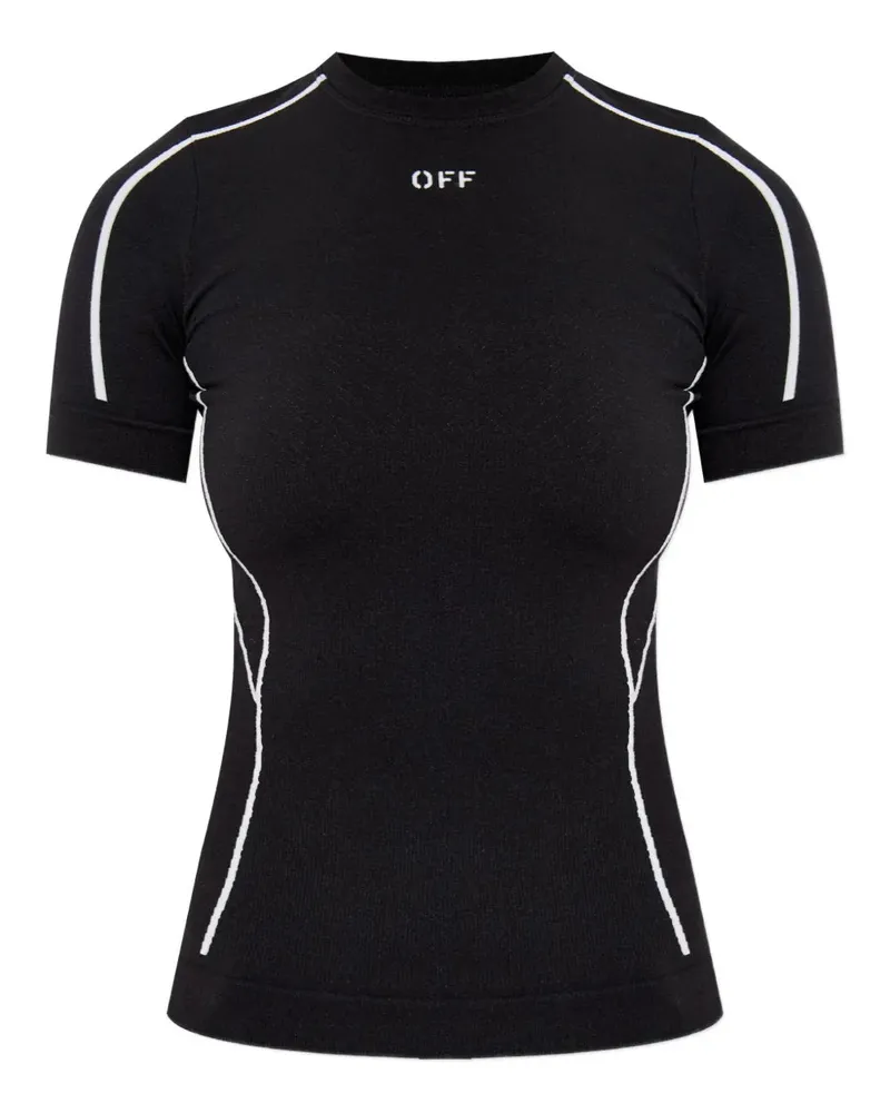 OFF-WHITE Off-White-T-Shirt mit Logo-Detail 1001