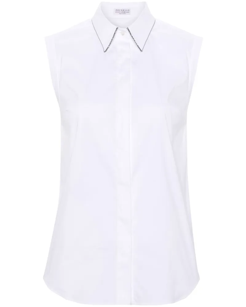 Brunello Cucinelli Baumwollhemd White