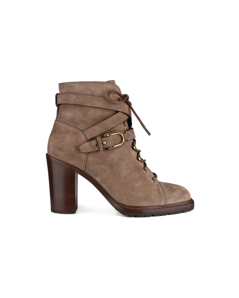 Ralph Lauren Evarista Boots Brown