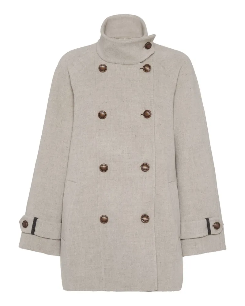 Brunello Cucinelli Coats Beige Beige