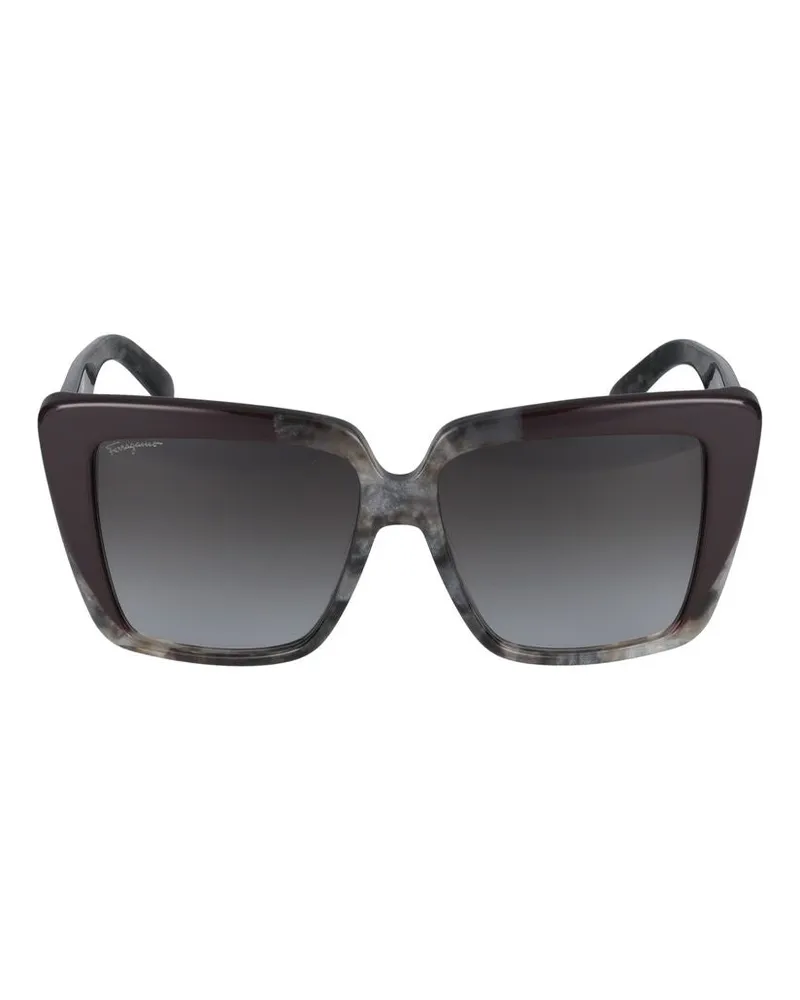 Ferragamo Sonnenbrille  SF1060 S 021 grauer Marmor/Bordeaux/14/140 021
