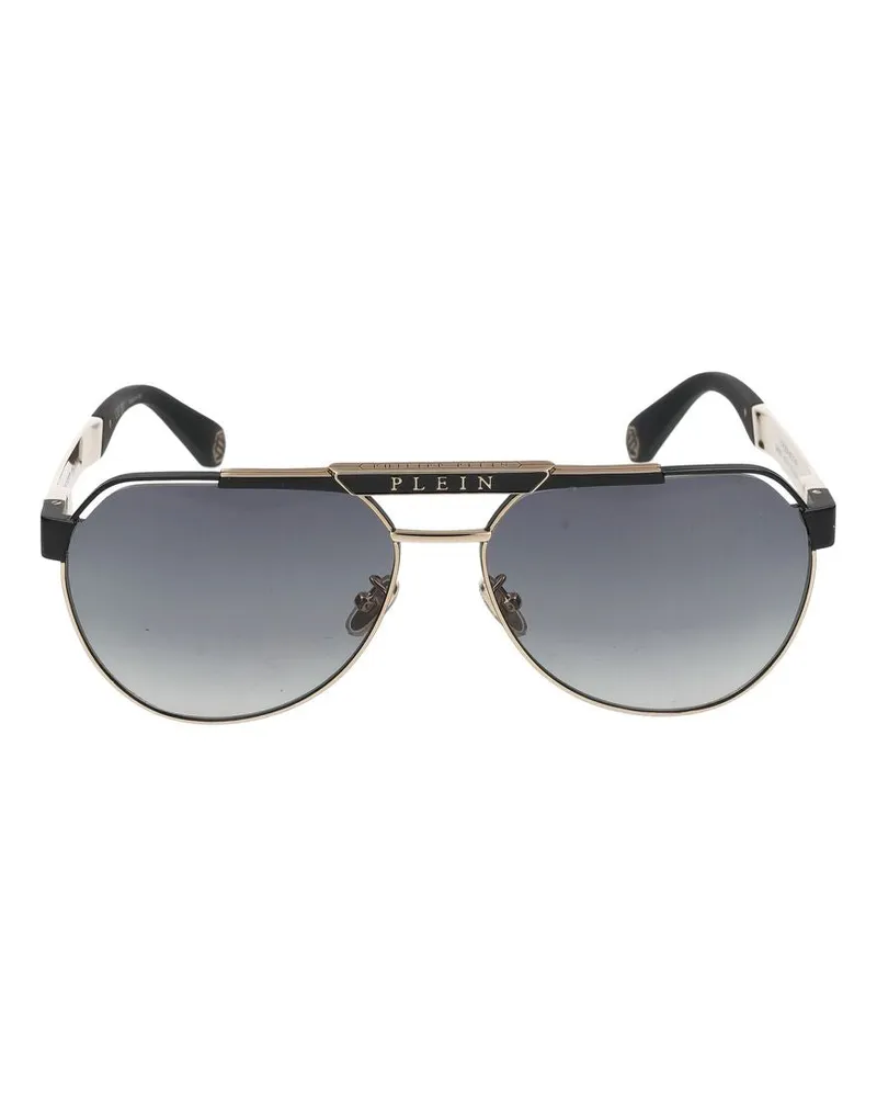 Philipp Plein Sonnenbrille  spp073 M 0302 Oro Rose 'lucido c/parti nero semilucido/16/145 0302