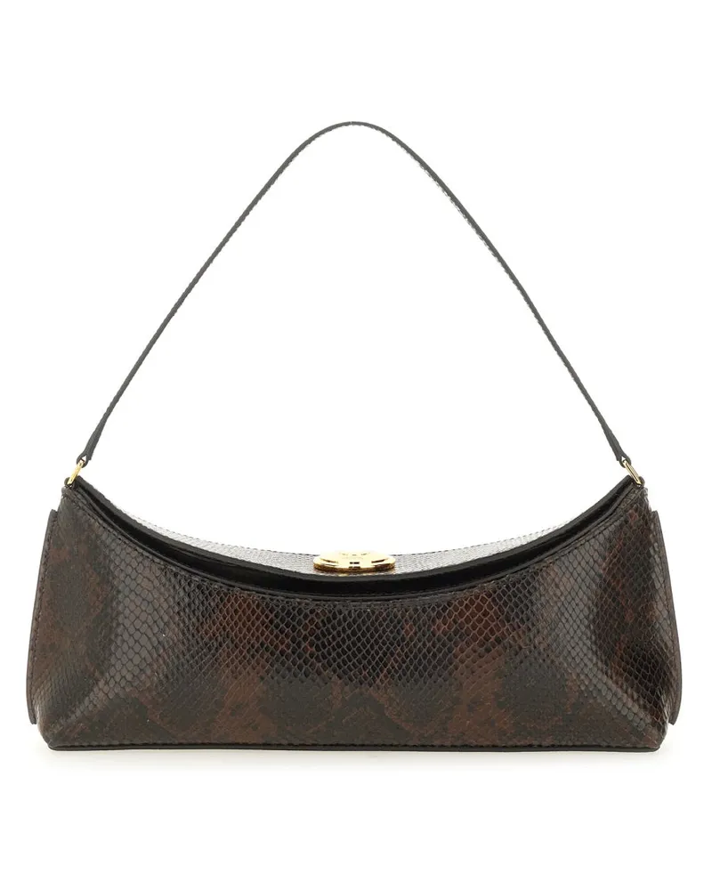 Jacquemus Clutch Bag "Ovalo Brown