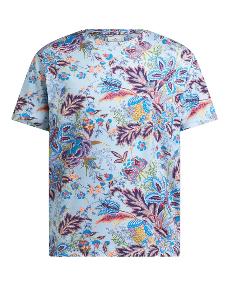 Etro Blumen -T -Shirt X0880
