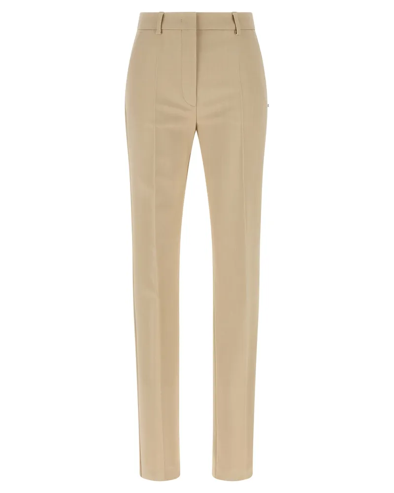 SPORTMAX Fetta' Hosen Beige