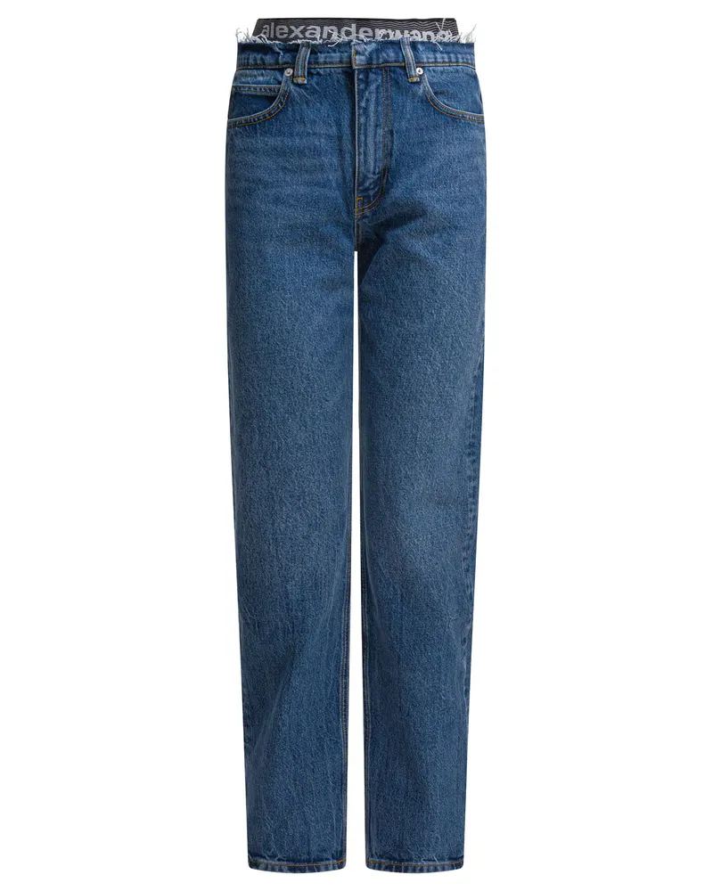 Alexander Wang Pre Styled Ez Jean W/ Sporty Undie Blue