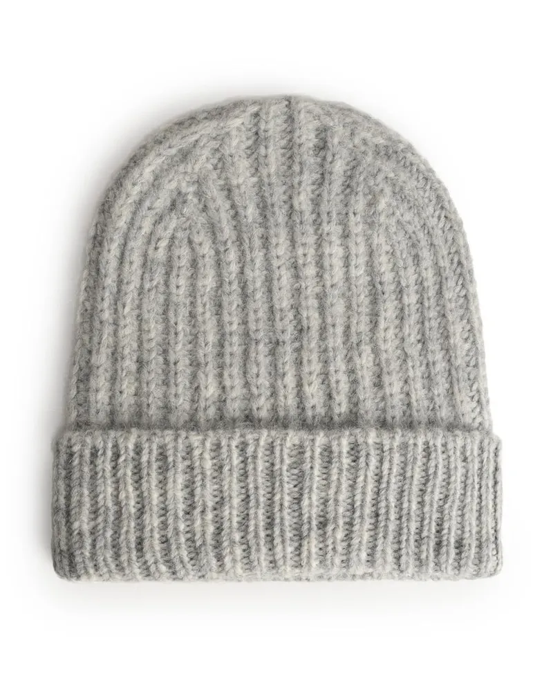 Closed Geschlossene Mütze aus hellgrauer Alpakamischung Grey