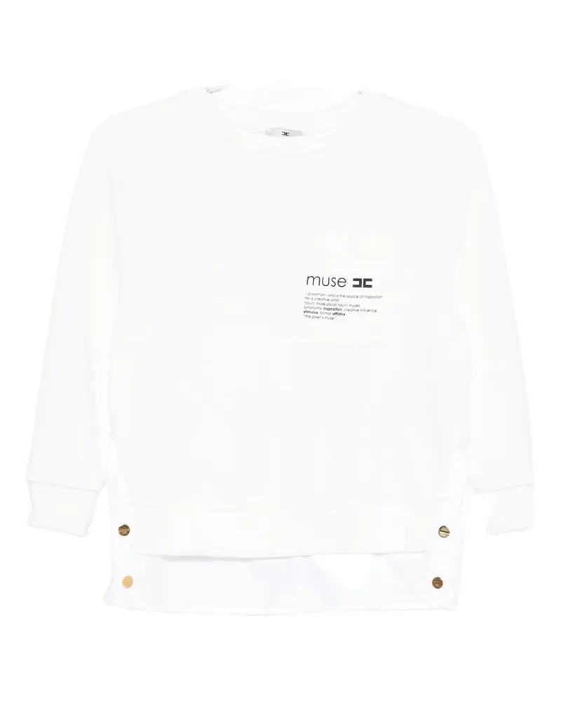 Elisabetta Franchi Pullover weiß White