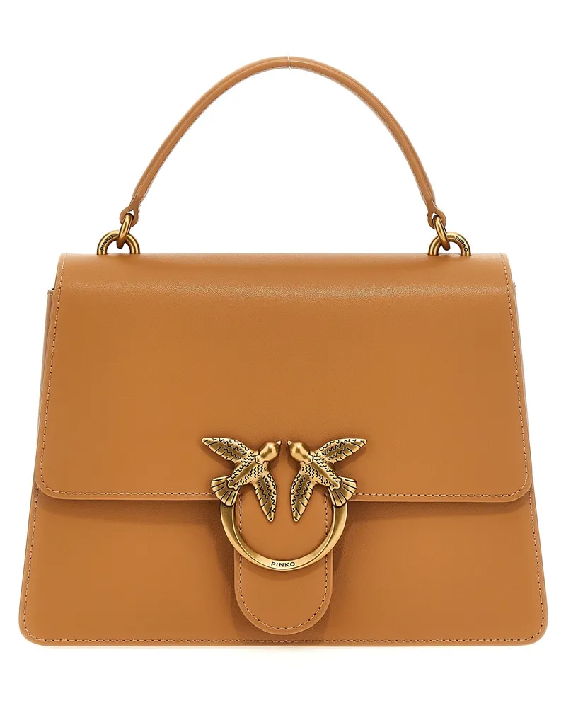Pinko Love One Top Griff' Handtasche Beige