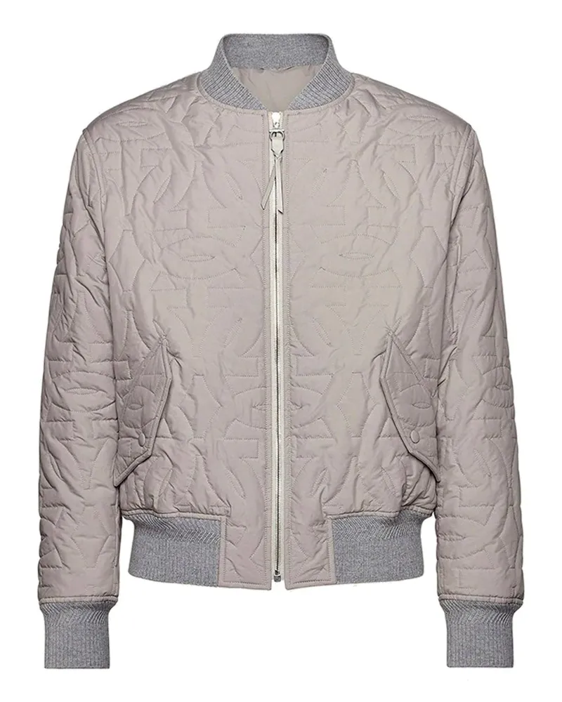 Ferragamo gesteppte Bomberjacke Grau